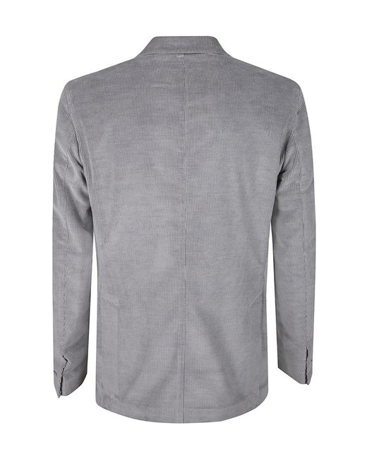 Eleventy Gray Single Breasted Tailored Blazer for men