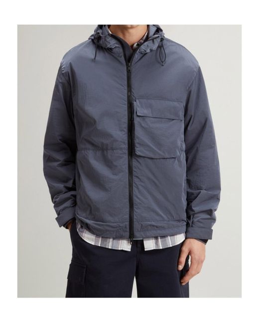 Woolrich Blue Olmetex Jacket for men