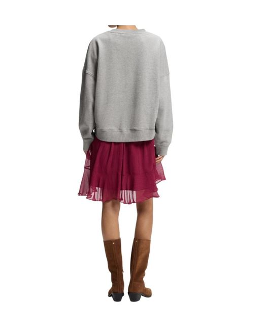 Boss Gray Long-Sleeve Sweatshirt