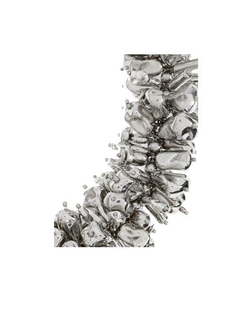 Dries Van Noten Metallic Beaded-Texture Necklace