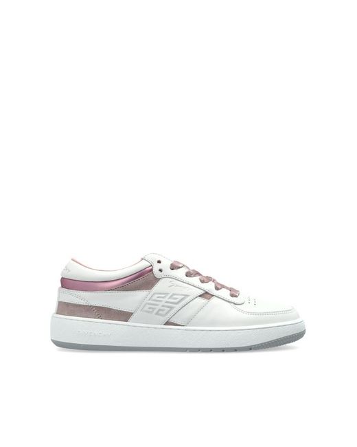 Givenchy White Sneakers Lace Up