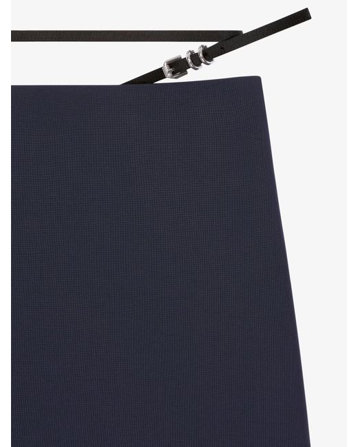 Givenchy Blue Voyou Skirt