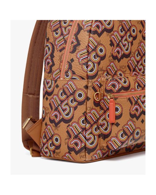 MCM Brown Stark Backpack for men
