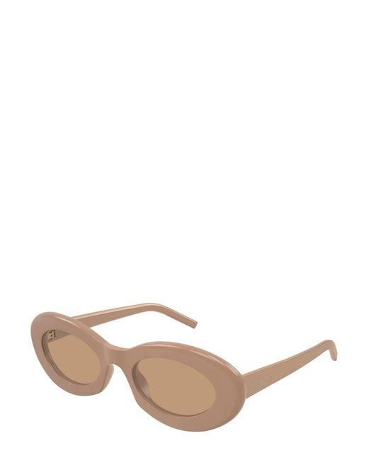 Saint Laurent Multicolor Eyewear Oval Frame Sunglasses