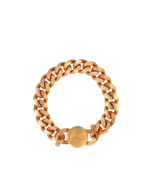 Versace Metallic Medusa Chain Bracelet for men