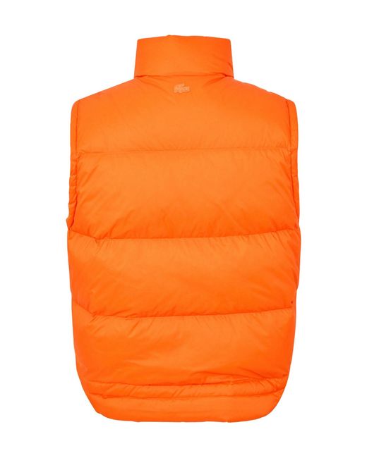 Lacoste Orange Lightweight Vest for men