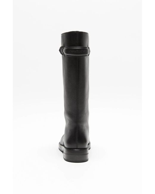 Acne Black High-Shaft Boots