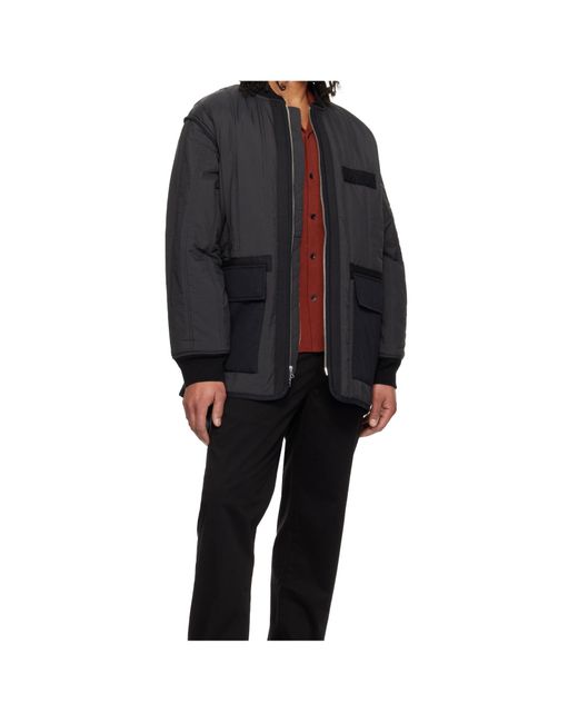 Rag & Bone Black Delta Liner Jacket for men