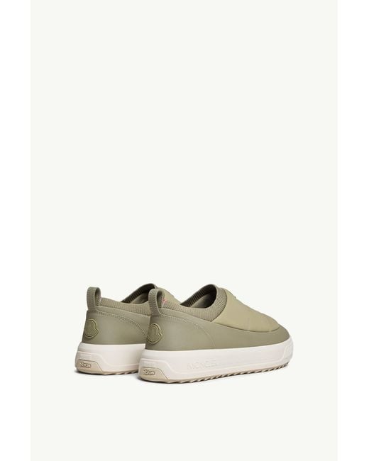Moncler Gray Padded Slip-On Sneakers for men