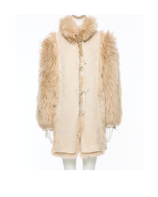 Valentino Natural Long-Sleeved Fur