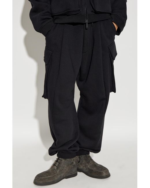 DSquared² Black Sweatpants for men
