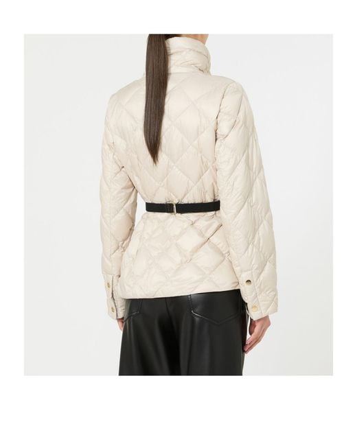 Max Mara Natural The Cube Mtcsoftb High Neck Belted Jacket