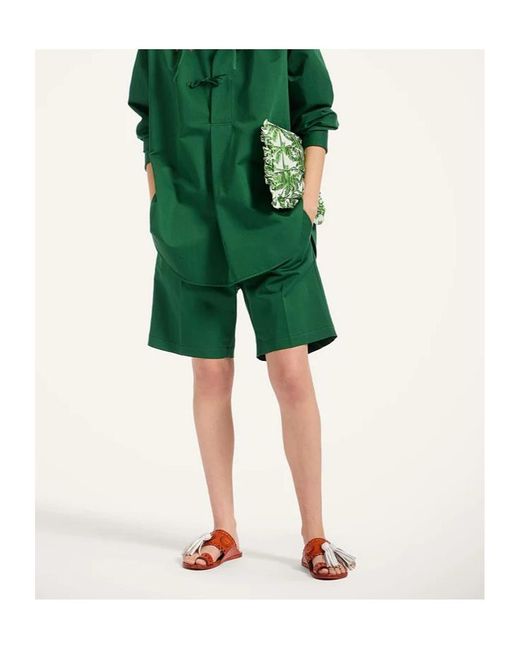 LaDoubleJ Green Tailored Shorts