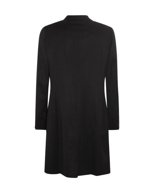 Comme des Garçons Black Comme Des Garçons Homme Plus Layered Zip Detail Coat for men