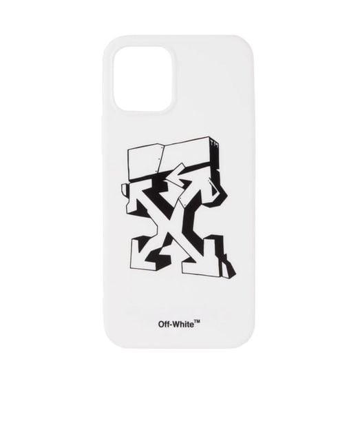 Off-White c/o Virgil Abloh White Graffiti Arrrows Iphone 12 Case for men
