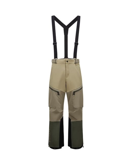 Moncler Green Grenoble Water Repellent Ski Pants for men