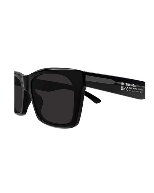 Balenciaga Black Eyewear Square Frame Sunglasses