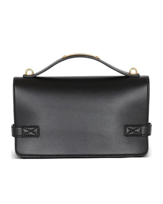 Balmain Black B-Buzz 24 Strapped Shoulder Bag