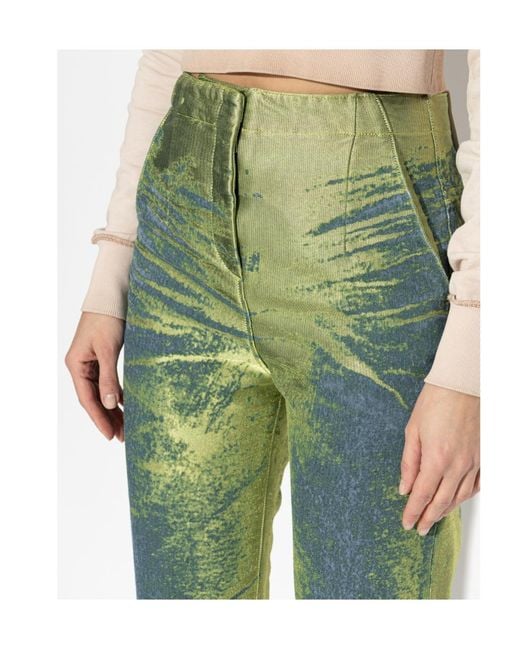 DIESEL Green D-Drelian-Fsi Trousers