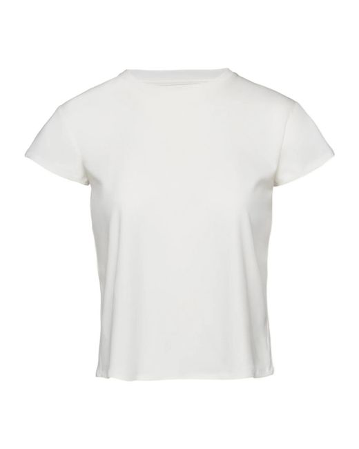 Magda Butrym White Cotton T-Shirt