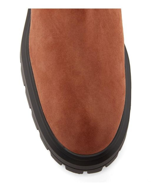 Stuart Weitzman Brown Bedford Suede Thigh-High Boots