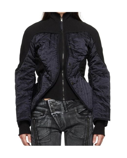 OTTOLINGER Blue Panelled Jacket
