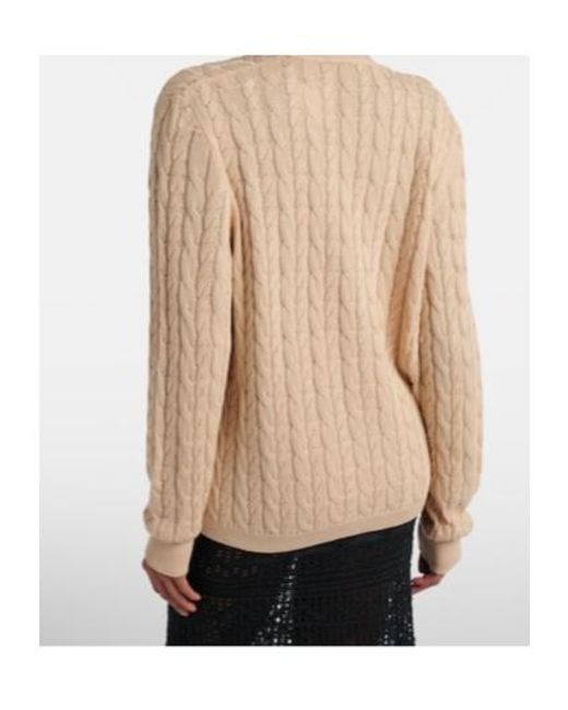 Blazé Milano Natural Knitted Cardigan
