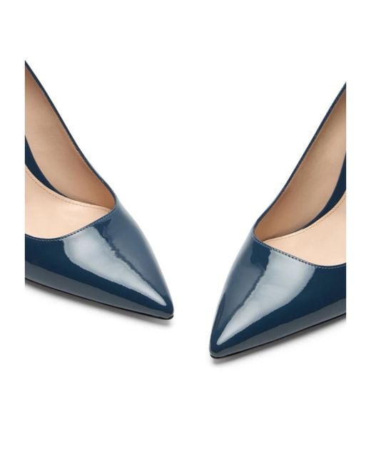 Stuart Weitzman Blue Stuart Power Pump 85