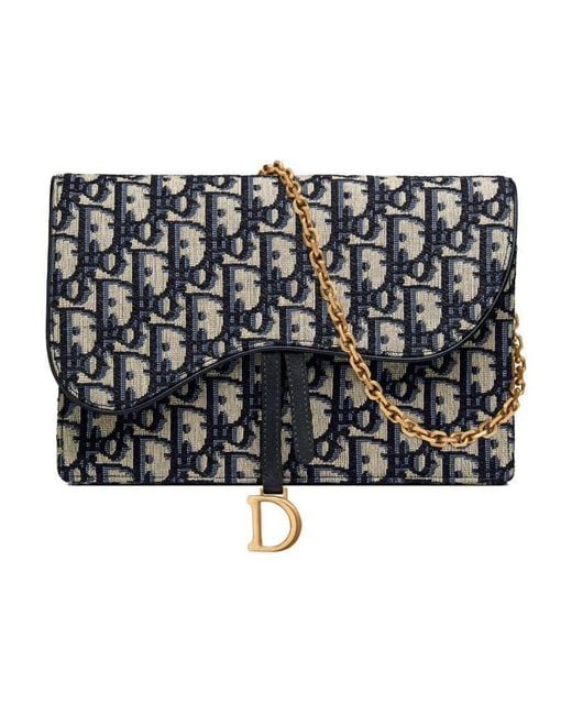 Dior Black Saddle Pouch