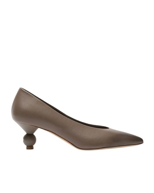 Weekend by Maxmara Brown Decollete Pointed Toe Pumps