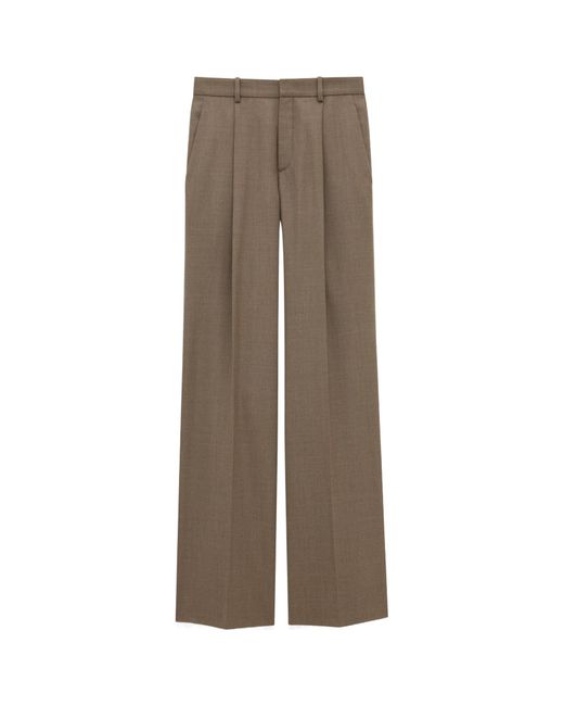 Saint Laurent Brown Wide-Leg Pants for men