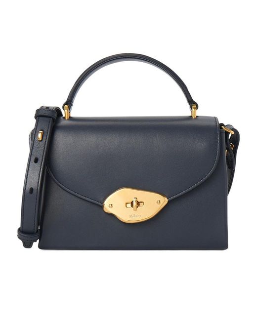 Mulberry Blue Small Lana Tote Bag