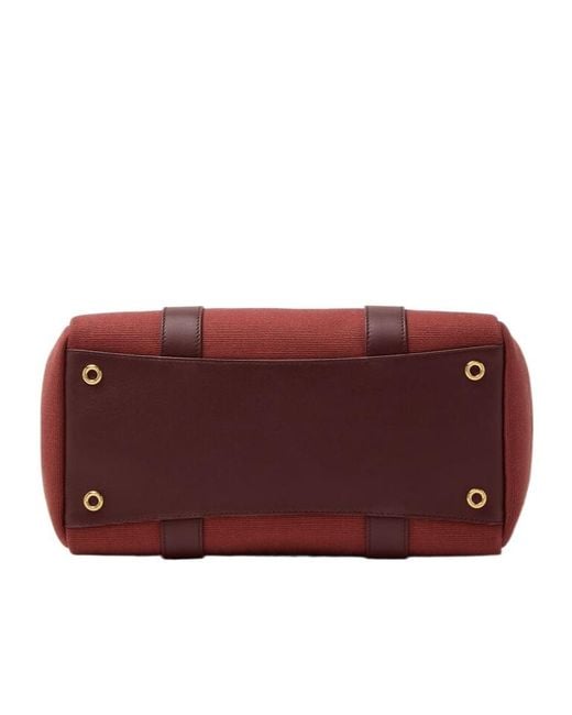 Loro Piana Red Loom Bag L32