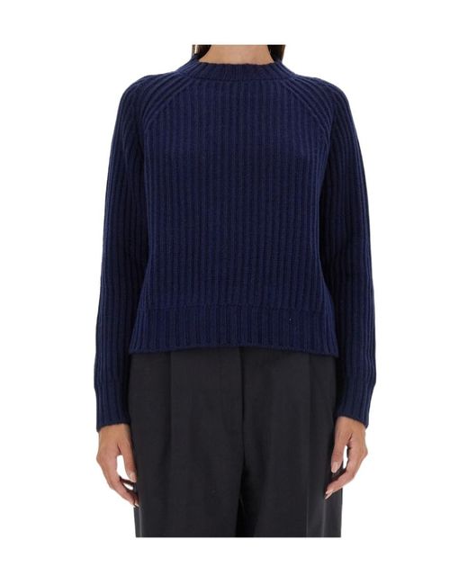 Aspesi Blue Long Sleeve Sweater