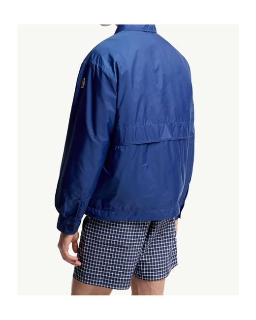 Moncler Blue Grenoble Zip-Up Jacket for men