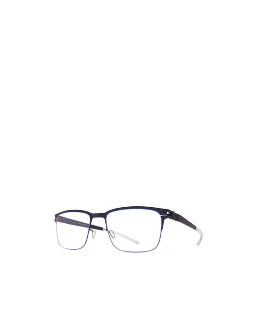 Mykita Metallic Rectangle-Frame Metal Glasses for men