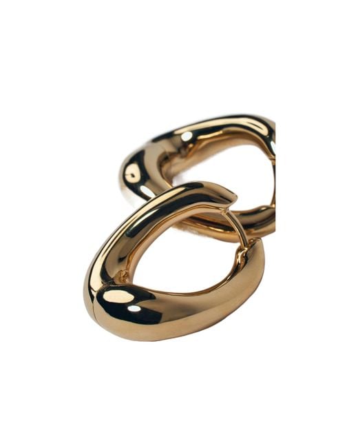 Tom Wood Metallic Twisted Loop Earrings for men