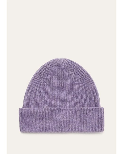 Loro Piana Purple Sergio Knit Hat