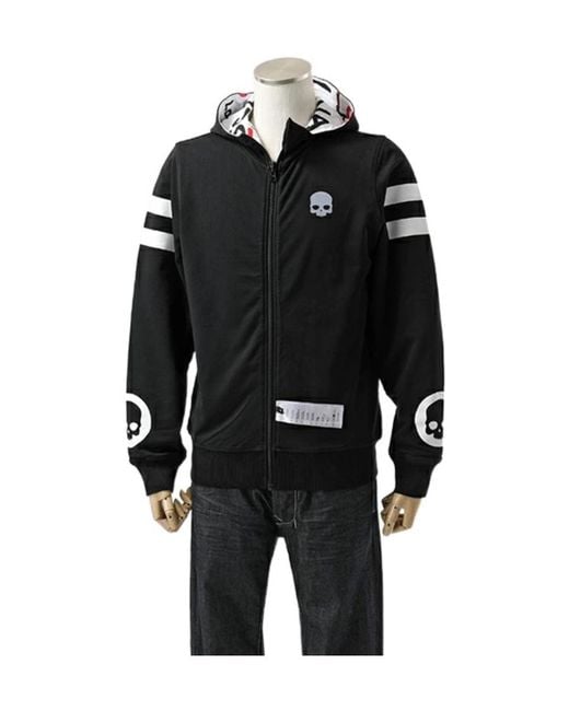 Hydrogen Black Logo Casual Jacket for men