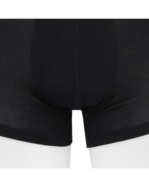 Emporio Armani Black Elastic Waist Boxer Underwear 2-Piece Set for men
