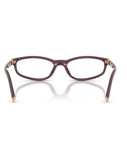 Miu Miu White Eyewear Oval Frame Glasses