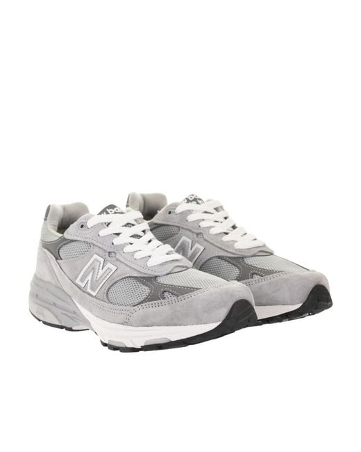 New Balance White Mr993 for men