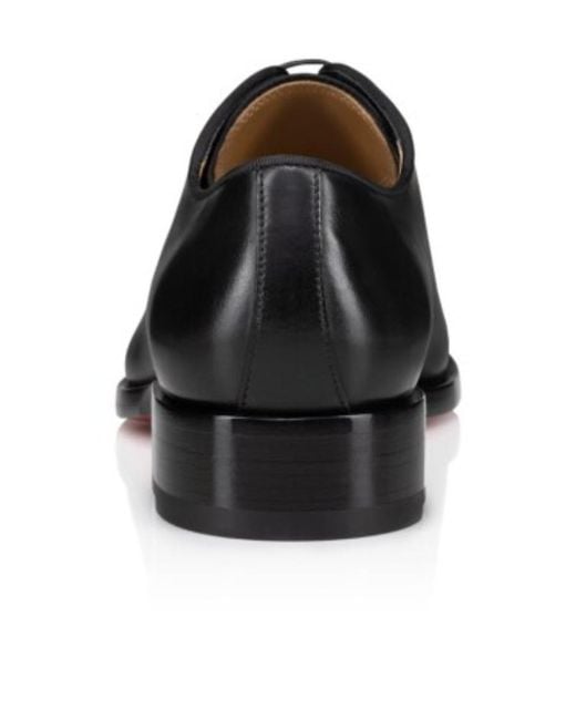 Christian Louboutin Black Chambeliss Derbies for men