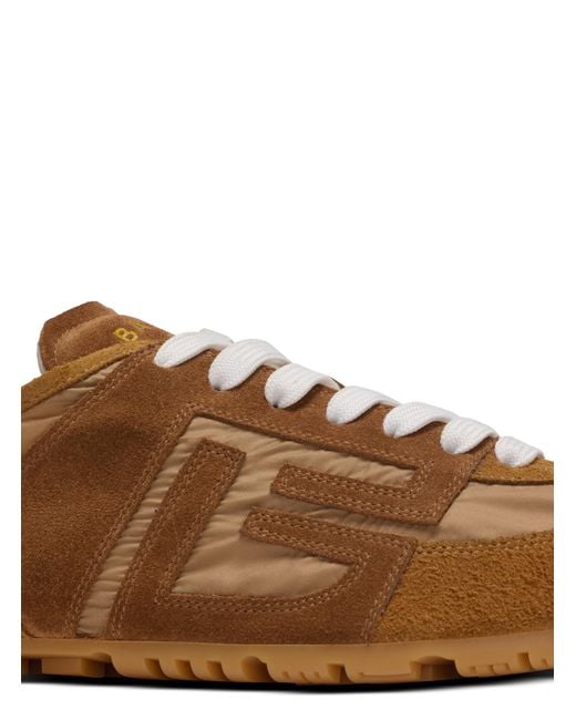 Balmain Brown Racer 45 Low-Top Sneakers