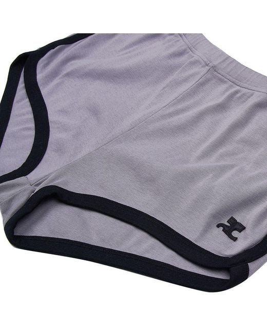 Courreges Gray Courrèges Contrast Mini Shorts