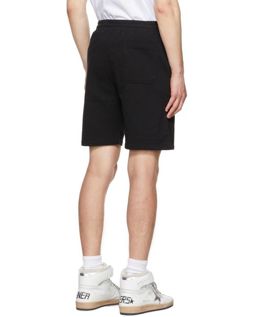 Golden Goose Deluxe Brand Black Diego Knee-Length Shorts for men