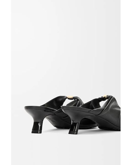Loewe Black Pebble Soft Mule