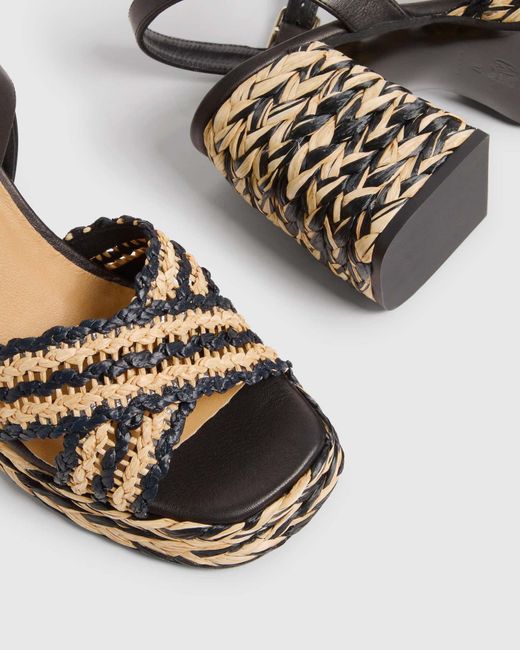 Castaner Multicolor Vicen 95Mm Raffia Sandals