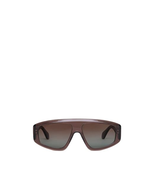 Alaïa Multicolor Aviator Mask Sunglasses