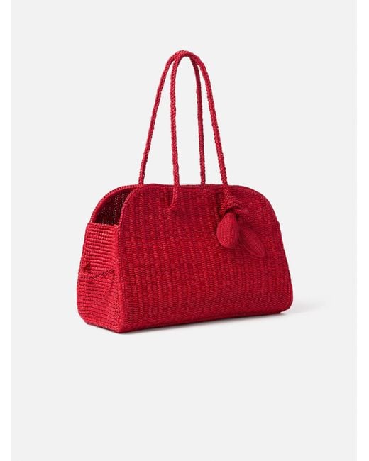 Jacquemus Red The Turismo Bowling Bag